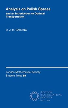 portada Analysis on Polish Spaces and an Introduction to Optimal Transportation (London Mathematical Society Student Texts) (in English)