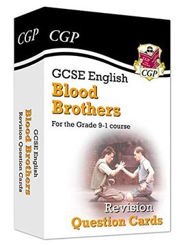 portada New Grade 9-1 Gcse English - Blood Brothers Revision Question Cards (en Inglés)