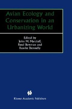portada avian ecology and conservation in an urbanizing world