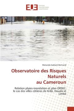 portada Observatoire des Risques Naturels au Cameroun (en Francés)