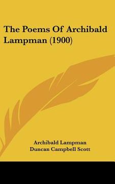 portada the poems of archibald lampman (1900) (in English)