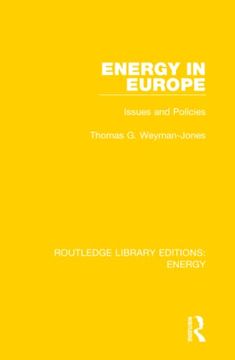 portada Energy in Europe (Routledge Library Editions: Energy) (en Inglés)