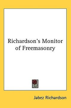 portada richardson's monitor of freemasonry (en Inglés)