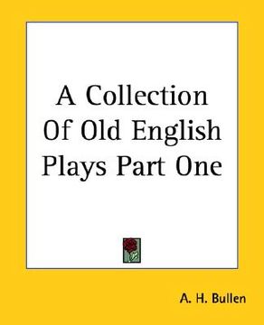 portada a collection of old english plays part one