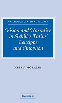 portada Vision and Narrative in Achilles Tatius' Leucippe and Clitophon Hardback (Cambridge Classical Studies) (en Inglés)