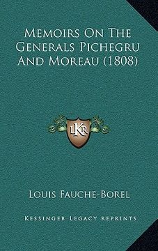 portada memoirs on the generals pichegru and moreau (1808)