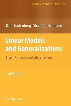 portada linear models and generalizations: least squares and alternatives (en Inglés)