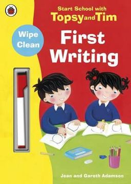 portada start school with topsy and tim: wipe clean first writing (en Inglés)