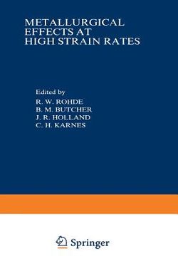 portada Metallurgical Effects at High Strain Rates (en Inglés)