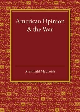 portada American Opinion and the War: The Rede Lecture 1942 (en Inglés)