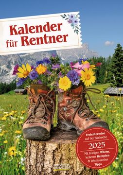 portada Kalender für Rentner 2025: Praktischer Kalender für Rentner mit Zusatzinformationen. 23,5 x 33,5 cm
