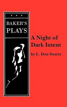 portada a night of dark intent (en Inglés)