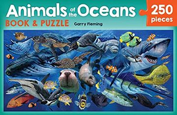 portada Oceans of the World Book and Puzzle (en Inglés)