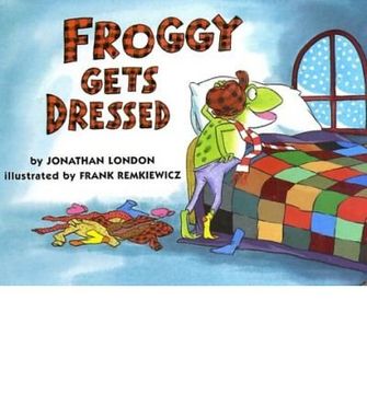 portada Froggy Gets Dressed Board Book (en Inglés)