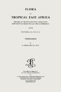 portada flora of tropical east africa - verbenaceae (1992) (en Inglés)