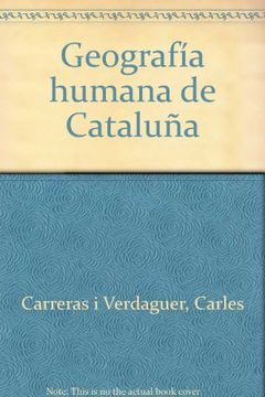 portada Geografia humana de Cataluña
