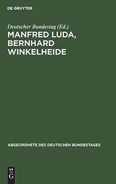 portada Manfred Luda, Bernhard Winkelheide (Abgeordnete des Deutschen Bundestages) (en Alemán)