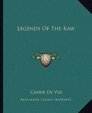 portada legends of the kaw (en Inglés)