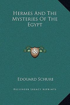 portada hermes and the mysteries of the egypt (in English)