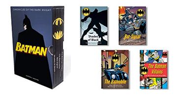 portada Batman: Chronicles of the Dark Knight: (4 Hardcover, Illustrated Books) (in English)