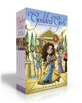 portada Goddess Girls Magical Collection (Boxed Set): Athena the Brain; Persephone the Phony; Aphrodite the Beauty; Artemis the Brave (in English)