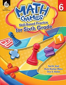 portada Math Games: Skill-Based Practice for Sixth Grade [With CDROM] (en Inglés)