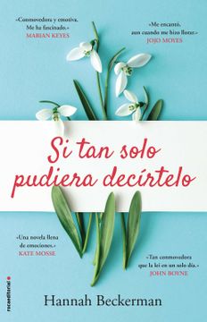 portada Si tan Solo Pudiera Decírtelo (in Spanish)