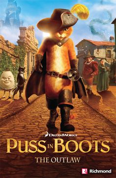 portada Puss in Boots the Outlaw - Popcorn Readers Level 2 W/Cd #