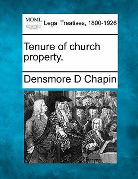 portada tenure of church property. (en Inglés)