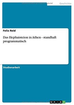 portada Das Hephaisteion in Athen - standhaft programmatisch (German Edition)