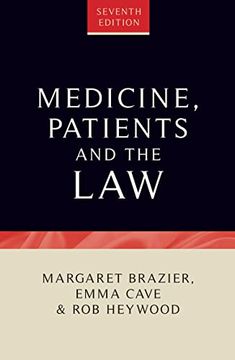 portada Medicine, Patients and the Law: Seventh Edition (Contemporary Issues in Bioethics) 