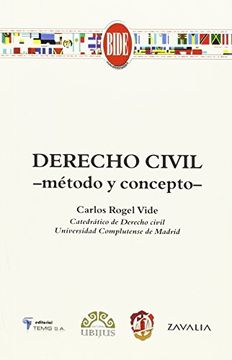 portada Derecho Civil Metodo Y Concepto