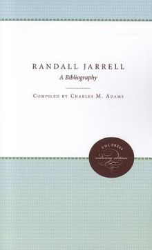 portada randall jarrell: a bibliography (en Inglés)