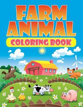 portada Farm Animal Coloring Book (en Inglés)