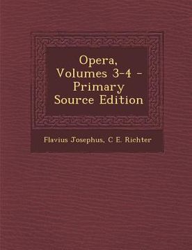 portada Opera, Volumes 3-4 (en Latin)