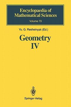 portada geometry iv: non-regular riemannian geometry (in English)