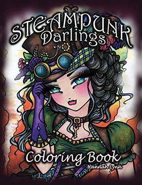 portada Steampunk Darlings Coloring Book (in English)