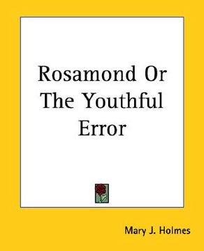 portada rosamond or the youthful error (in English)