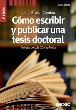 portada Cómo Escribir y Publicar una Tesis Doctoral (in Spanish)