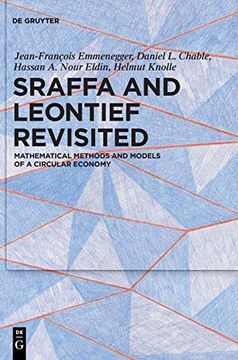 portada Sraffa and Leontief Revisited: Mathematical Methods and Models of a Circular Economy (in English)