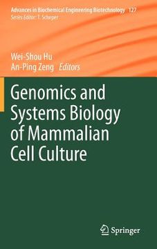 portada genomics and systems biology of mammalian cell culture