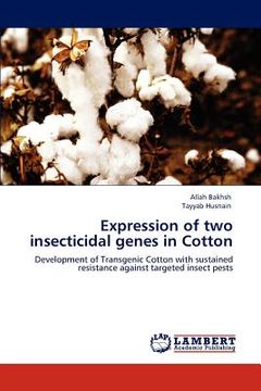 portada expression of two insecticidal genes in cotton (en Inglés)
