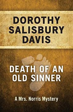 portada Death of an old Sinner (The Mrs. Norris Mysteries) (en Inglés)