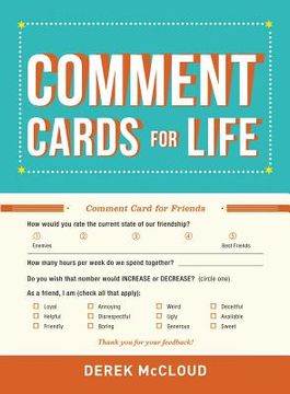 portada Comment Cards for Life