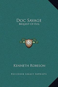 portada doc savage: bequest of evil (in English)