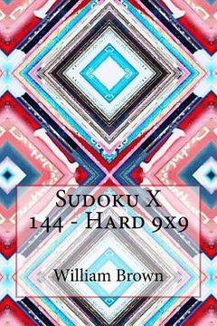 portada Sudoku X 144 - Hard 9x9 (en Inglés)