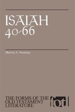 portada Isaiah 40-66 (The Forms of the Old Testament Literature) (en Inglés)