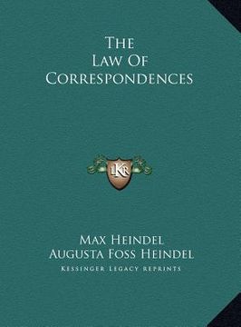 portada the law of correspondences the law of correspondences (en Inglés)