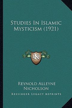 portada studies in islamic mysticism (1921) (in English)