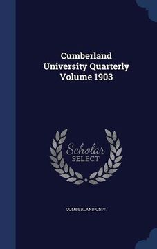 portada Cumberland University Quarterly; Volume 1903